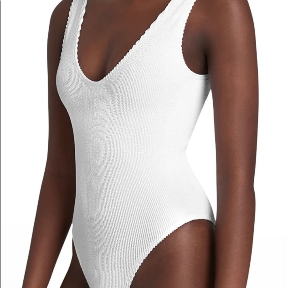 Bond-Eye White Mara One-Piece Swimsuit